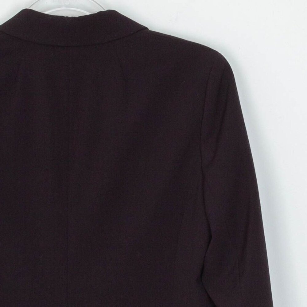 J. Crew Mercantile Womens Classic Work Blazer‎ Size 2 Black Single Breast Career - Picture 9 of 10